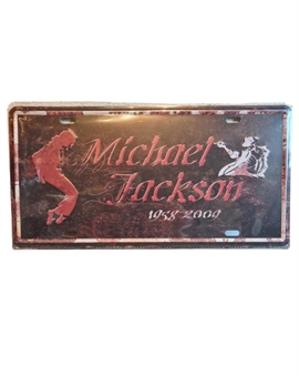 Retro Metal Sign - Retro Metalskilt - Michael Jackson 1958-2009